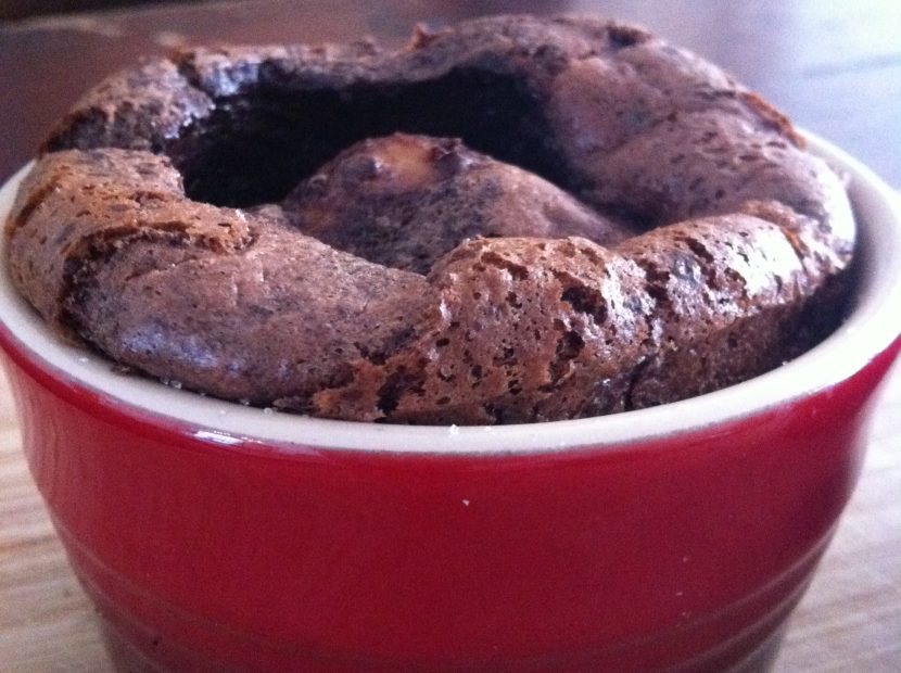 Chocolade Clafoutis met Peer