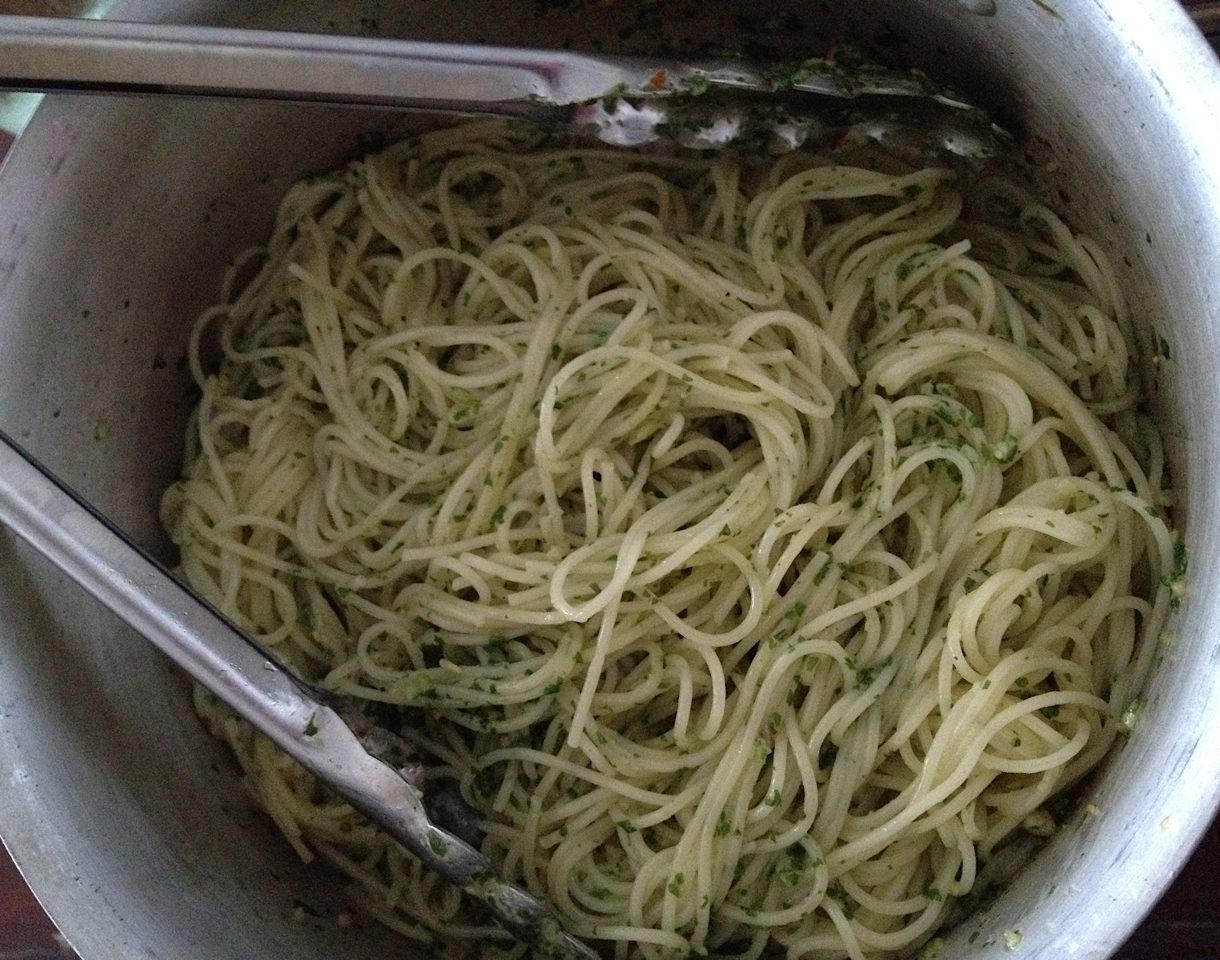 Pasta pesto