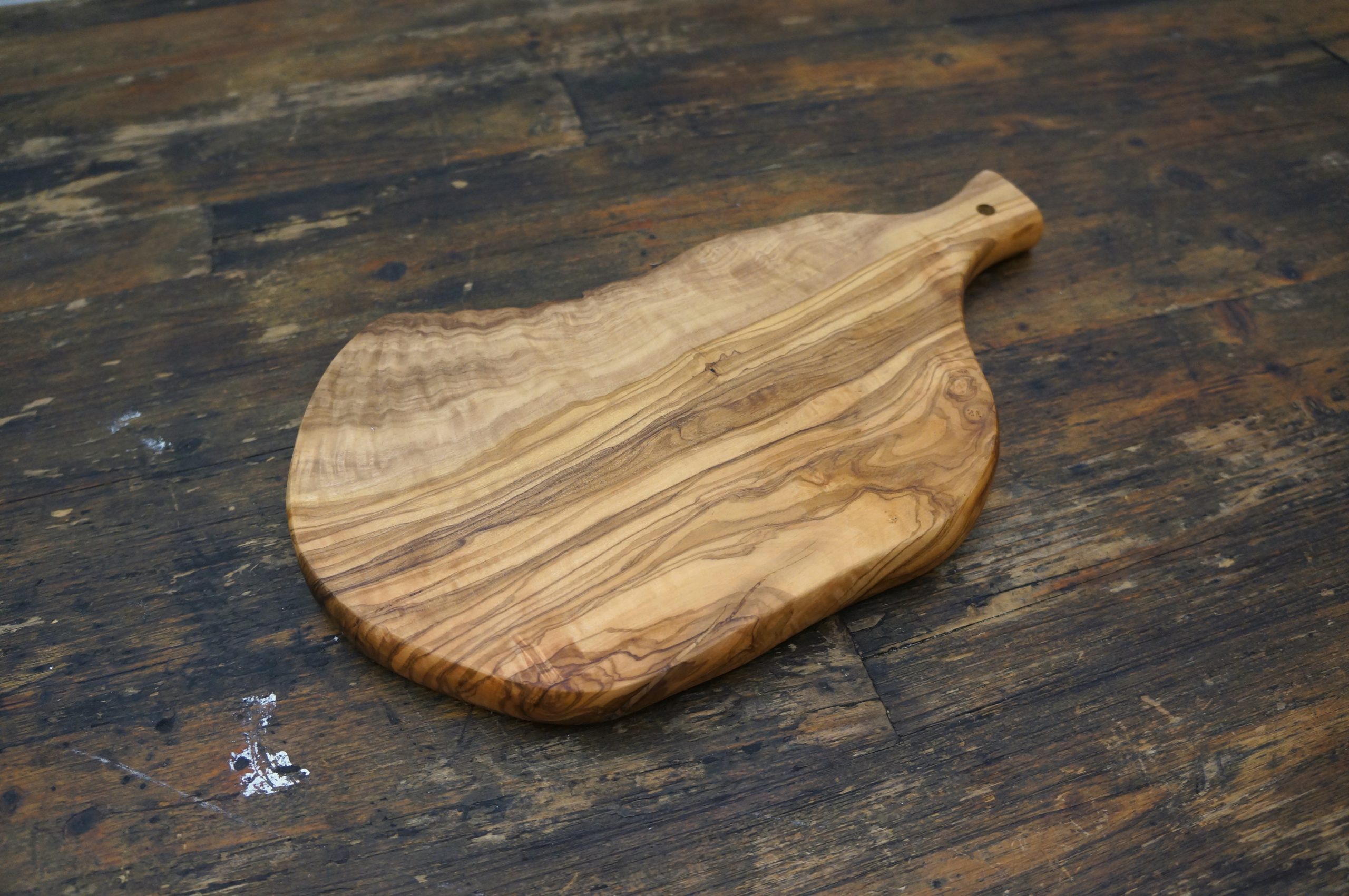 Zware olijfhouten plank ca. 32 x 13 x 2,5 cm - Image 2
