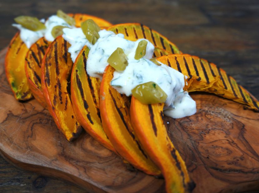 Geroosterde_pompoen_yoghurtsaus