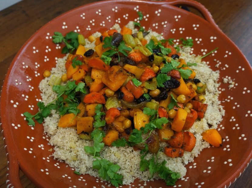 Schaal-Iberisch-aardewerk-wintercouscous