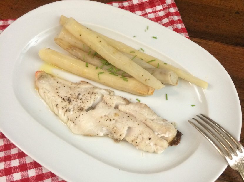 schorseneren met roodbaarsfilet