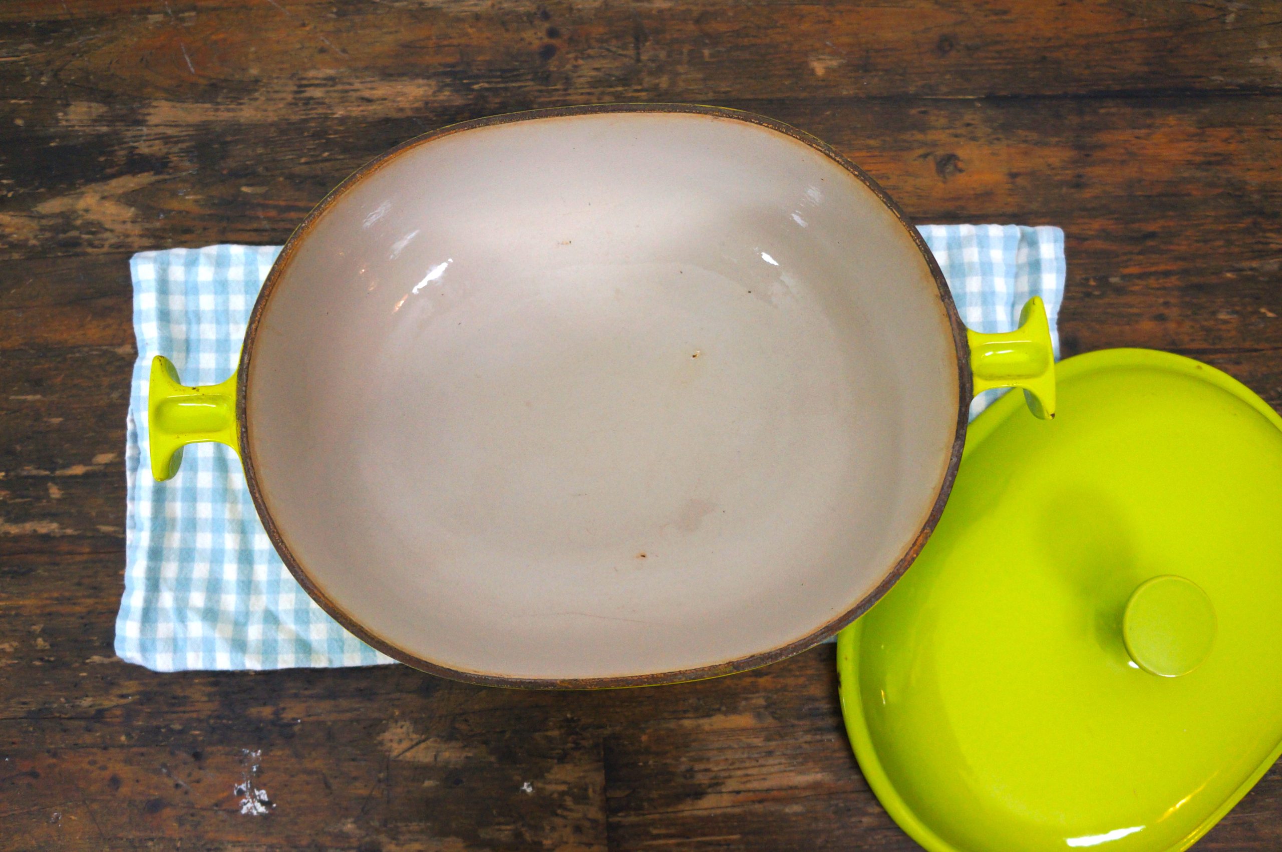 Ovale Le Creuset 'Mama' pan ontwerp Enzo Mari - Image 2