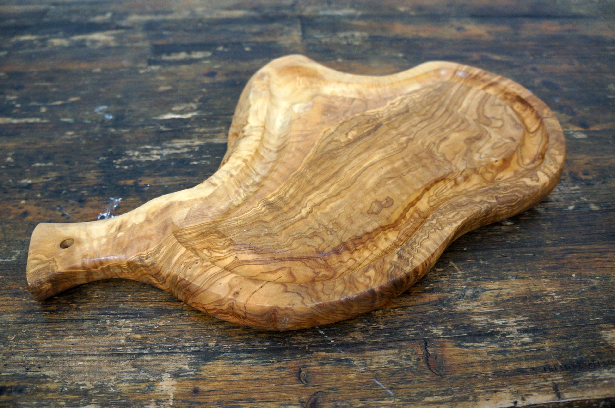 Hamvormige vleesplank met handvat - Image 3