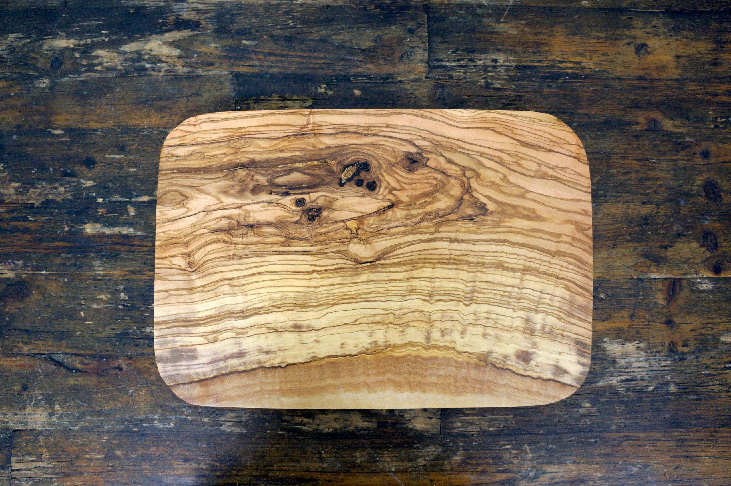 Rechthoekige olijfhouten snijplank 38 x 26 x 1,5 cm - Image 3