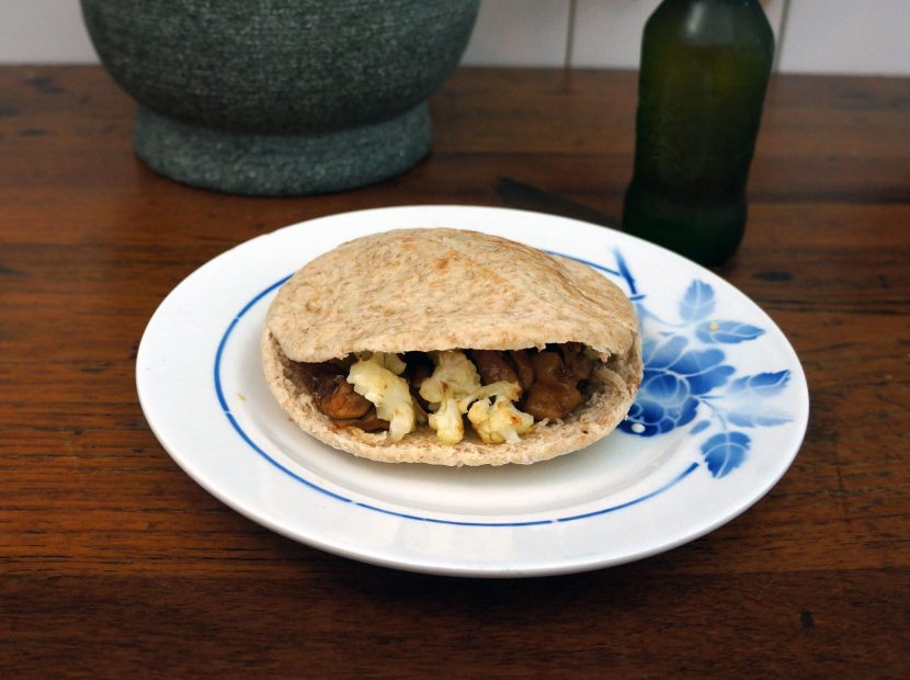 pita-broodje-met-bloemkool-en-kip